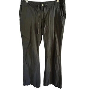 Eddie Bauer pants women size 12 gray drawstring
